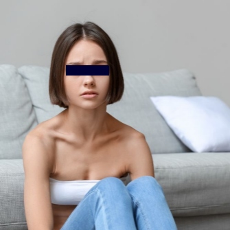 vrouw met anorexia
